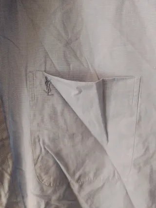 Camisa Yves Saint Laurent Azul