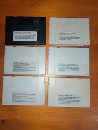 Lotto 6 Giochi Super Nintendo SNES Originale PAL