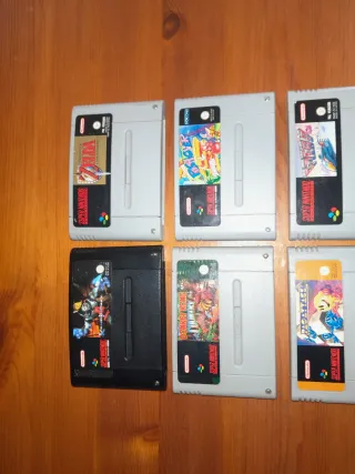 Lotto 6 Giochi Super Nintendo SNES Originale PAL