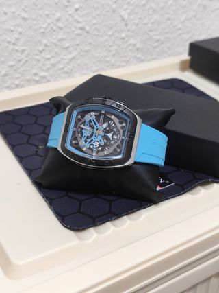 Reloj CURREN Hombre Azul y Plateado