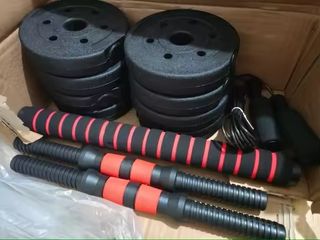 ◆NUEVO PRECINTADO◆ Juego de pesas 30Kg a estrenar