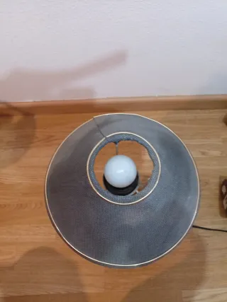 Set di 2 lampade dorate