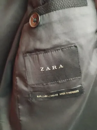 Americana negra Zara