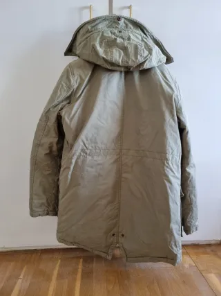 Parka Green Coast con chaleco desmontable M