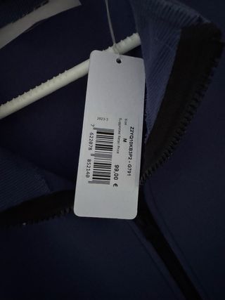 Sudadera Guess Azul con Detalles Beige