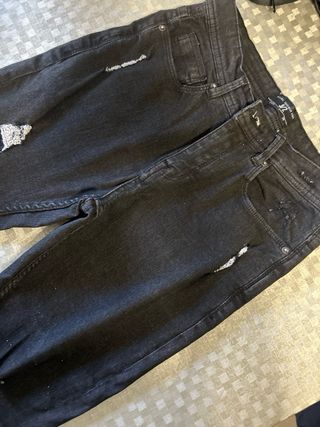 Pantalón vaquero negro JVZ hombre