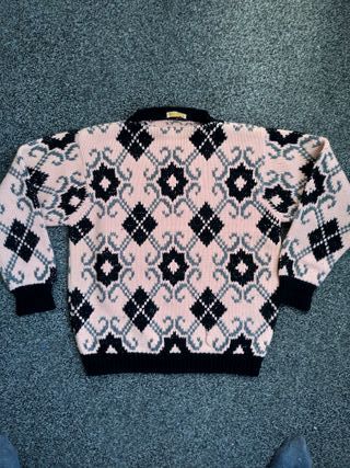 Maglione Iceber Girocollo Norvaj lana vintage L