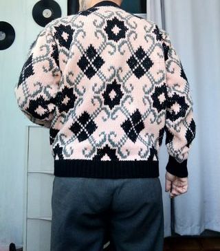 Maglione Iceber Girocollo Norvaj lana vintage L