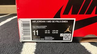 Jordan 1 Mid Fearless Maison Château Rouge Talla45