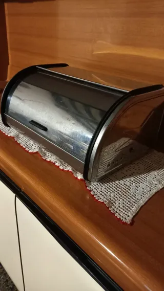 Portapane Metallo e Plastica Originale 1971