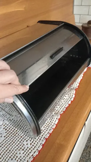 Portapane Metallo e Plastica Originale 1971