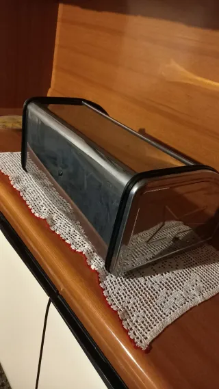 Portapane Metallo e Plastica Originale 1971