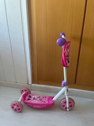 Patinete 3 Ruedas Minnie Rosa