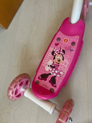 Patinete 3 Ruedas Minnie Rosa