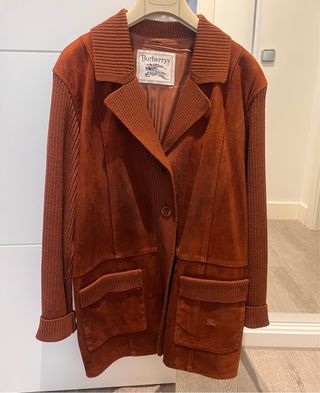Chaqueta Burberrys ante y lana