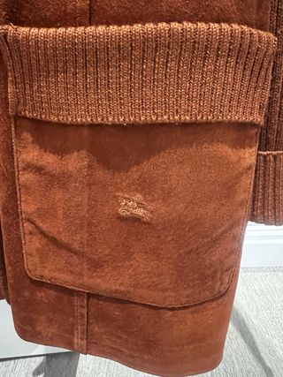 Chaqueta Burberrys ante y lana