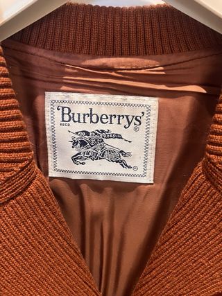 Chaqueta Burberrys ante y lana