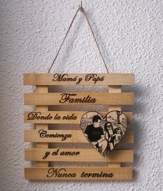 Decoración de madera personalizada