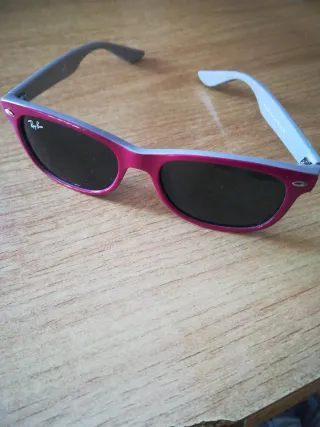 Gafas de sol Ray-Ban niña rosa y gris