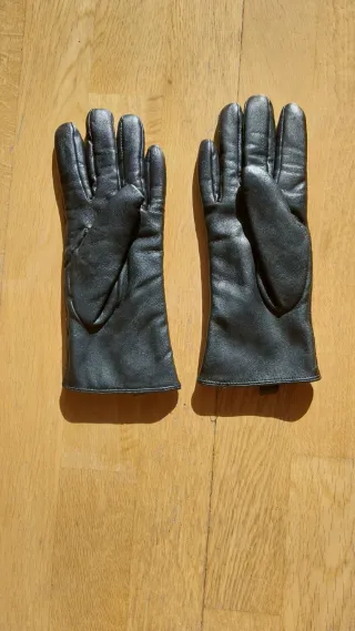 Guantes de piel mujer talla M. Sonisotermo.