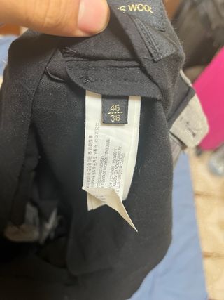 Pantalones de lana Massimo Dutti grises