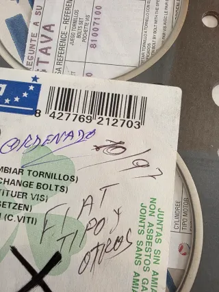 Junta Culata Fiat Tipo 1372