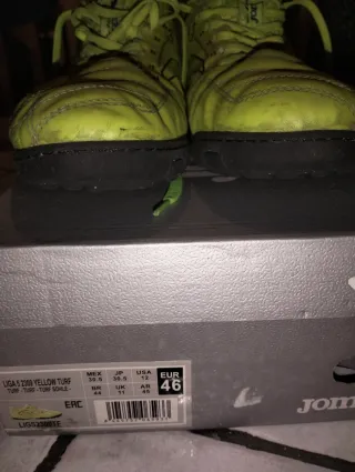 Scarpe Joma Calcio 5 Taglia 46 Giallo Nero