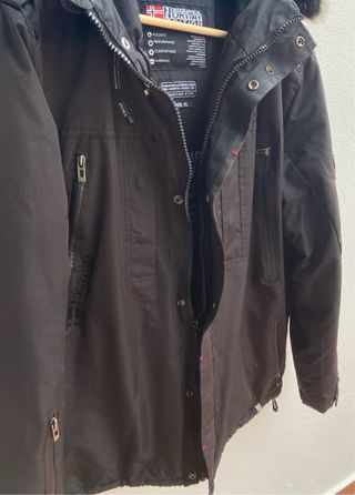 Chaquetón Geographical Norway Negro Talla XL