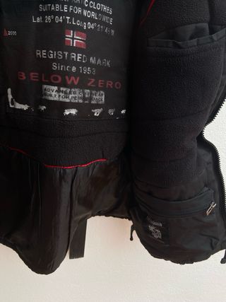 Chaquetón Geographical Norway Negro Talla XL