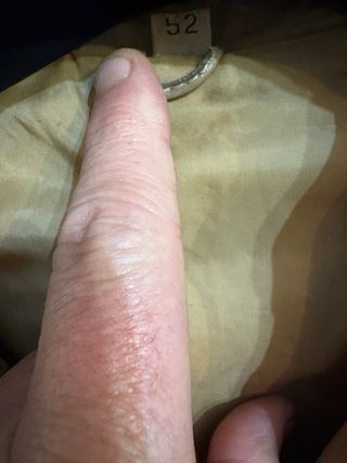 Giubbino bomber in vera pelle vintage