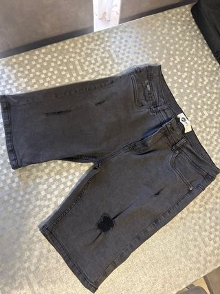 Pantalón corto vaquero hombre JVZ gris