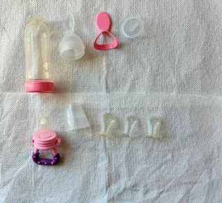 Nibbler per neonati e cucchiaio mangia frutta nuov