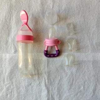 Nibbler per neonati e cucchiaio mangia frutta nuov