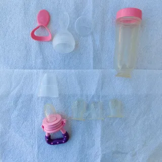 Nibbler per neonati e cucchiaio mangia frutta nuov