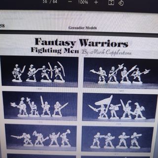 Miniaturas Grenadier Arcabuceros Metal Años 80-90