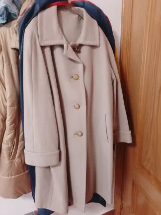 Abrigo paño señora talla 48,recien sacado de la ti