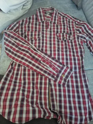 Camisa D&G Dolce & Gabbana Cuadros Talla L