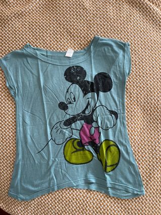 Camiseta niña Mickey Mouse Talla 6-7
