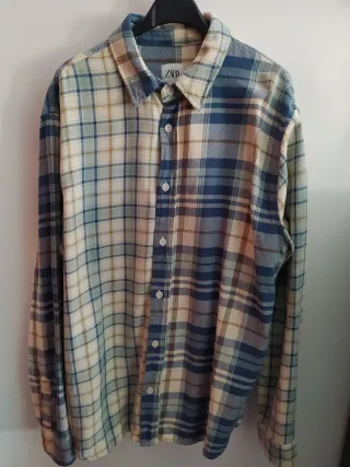 Camisa de cuadros Zara