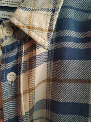 Camisa de cuadros Zara