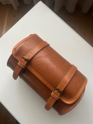 Bolso bombonera Zara cuero