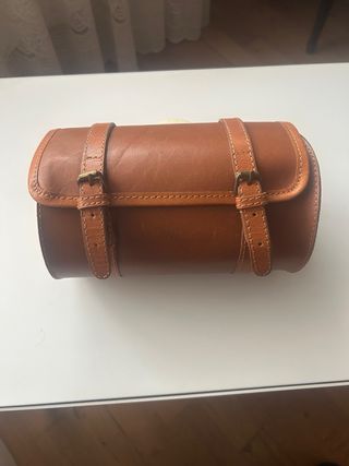 Bolso bombonera Zara cuero
