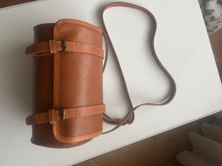 Bolso bombonera Zara cuero