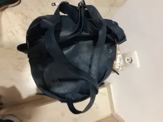 Mochila azul mujer