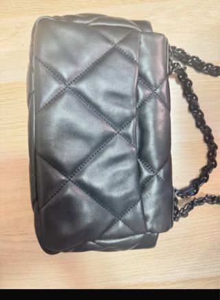Bolso Chanel Negro Piel Acolchado