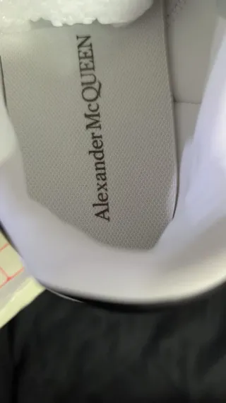 Alexander McQueen Scarpe Bianche e Nere originali