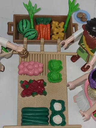 Lote 18. Verduleria Playmobil