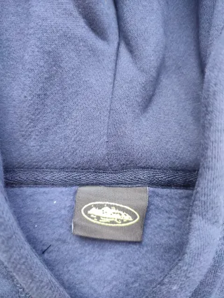 Sudadera Corteiz Azul con Cremallera