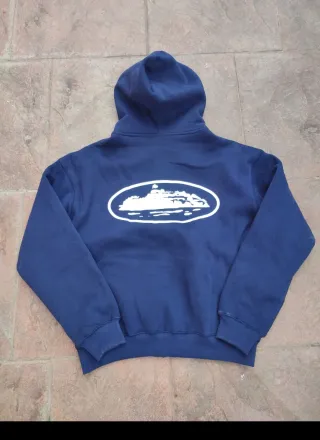 Sudadera Corteiz Azul con Cremallera