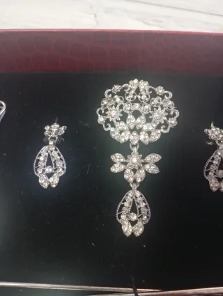 Aderezo Fallera Niña Plata